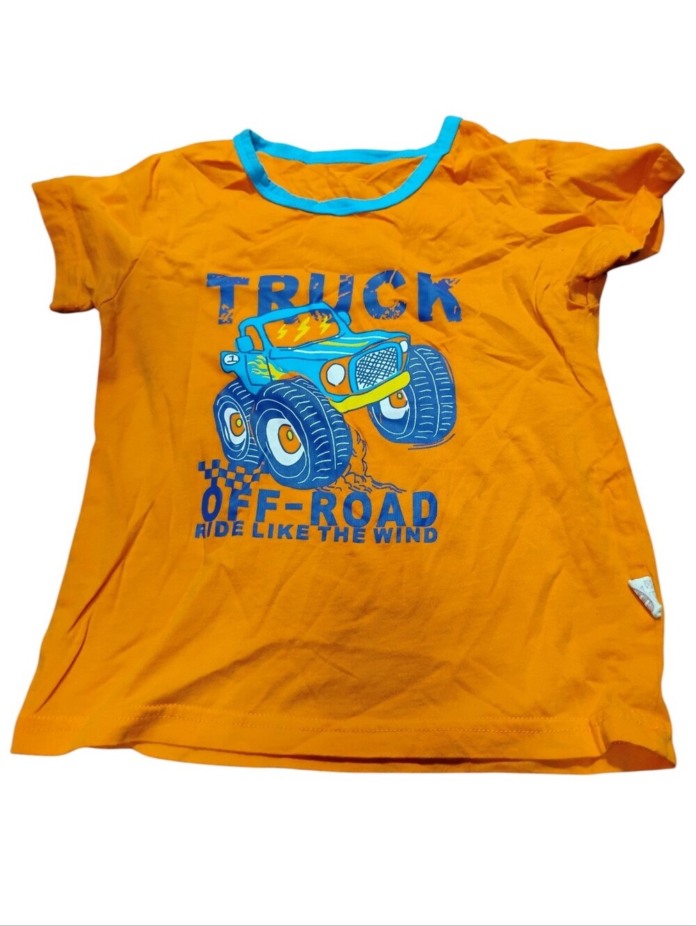 ❤️Orange Kids' Truck Graphic Tee